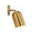 1 - Light Adjustable Armed Dome Cylinder Brass Wall Sconce