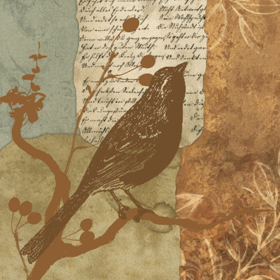 Silloutted Bird 2 - Wrapped Canvas Print