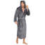 Revloc Flannel Mid-Calf Bathrobe-470850113-470850115
