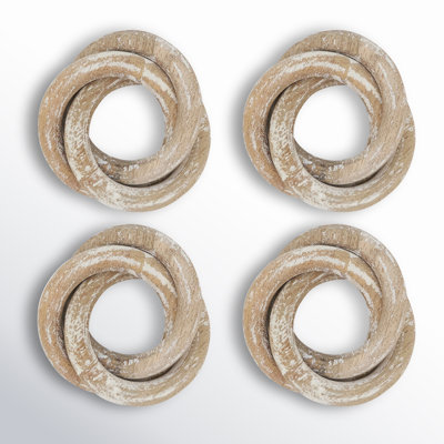 Wooden Interlock Napkin Ring