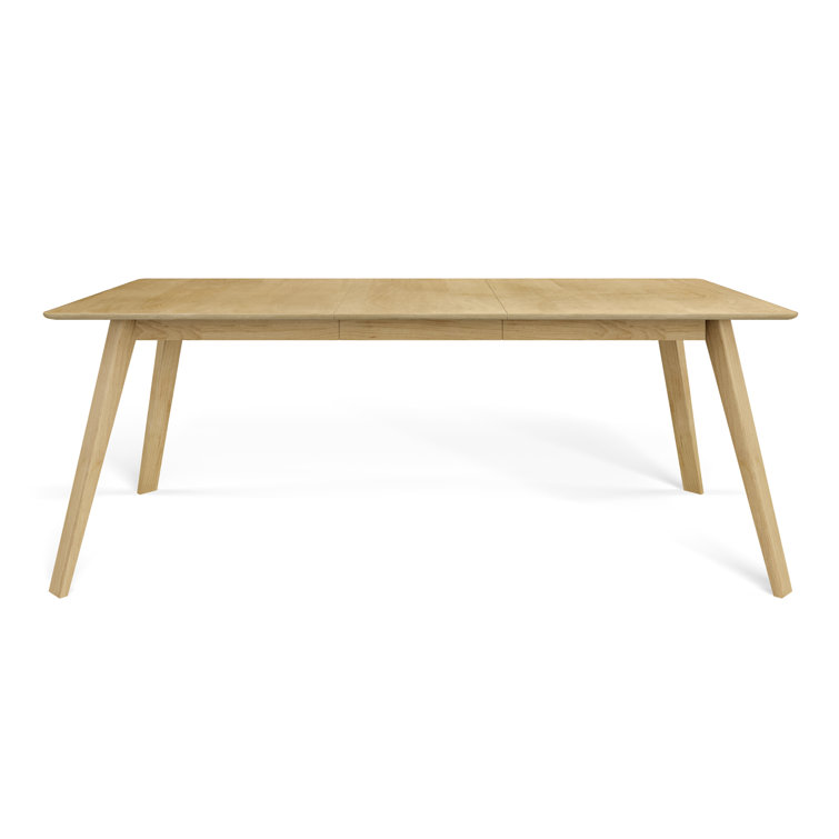Leclair Extendable Maple Solid Wood Dining Table