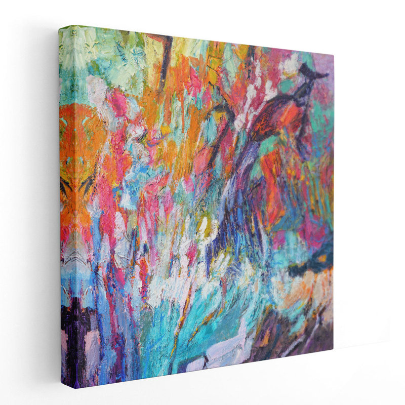 Will O 'Wisp II - reproduction d'art sur toile, H 20 po x l 20 po
