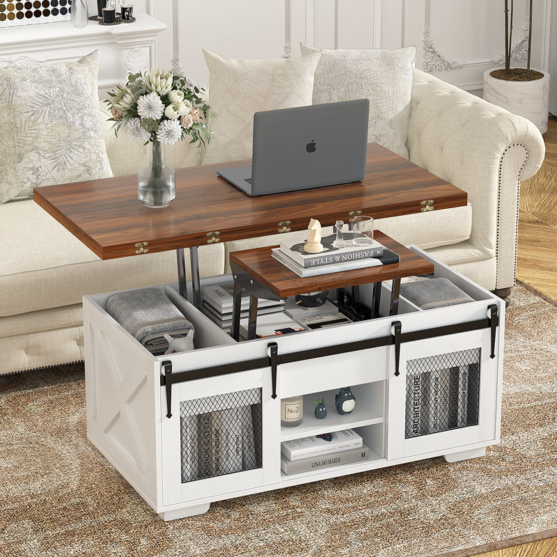 Table basse Ramapo, Noyer