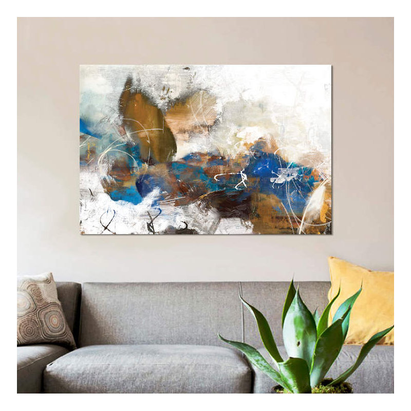 « fantaisiste ii », reproduction sur toile, H 40 po x l 60 po x P 1,5 po