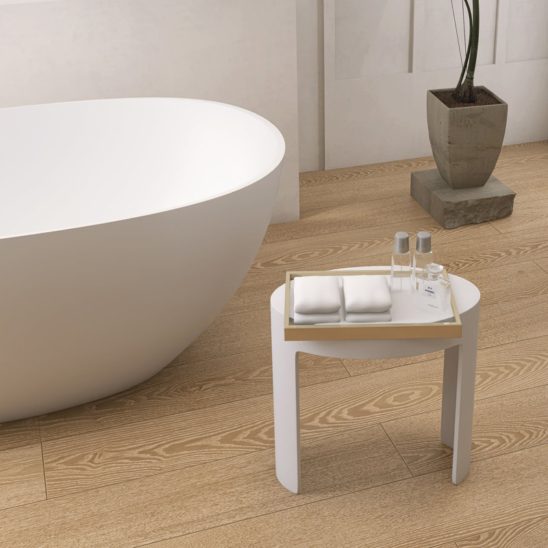 Freestanding Shower Seat Solid Surface Shower Stool