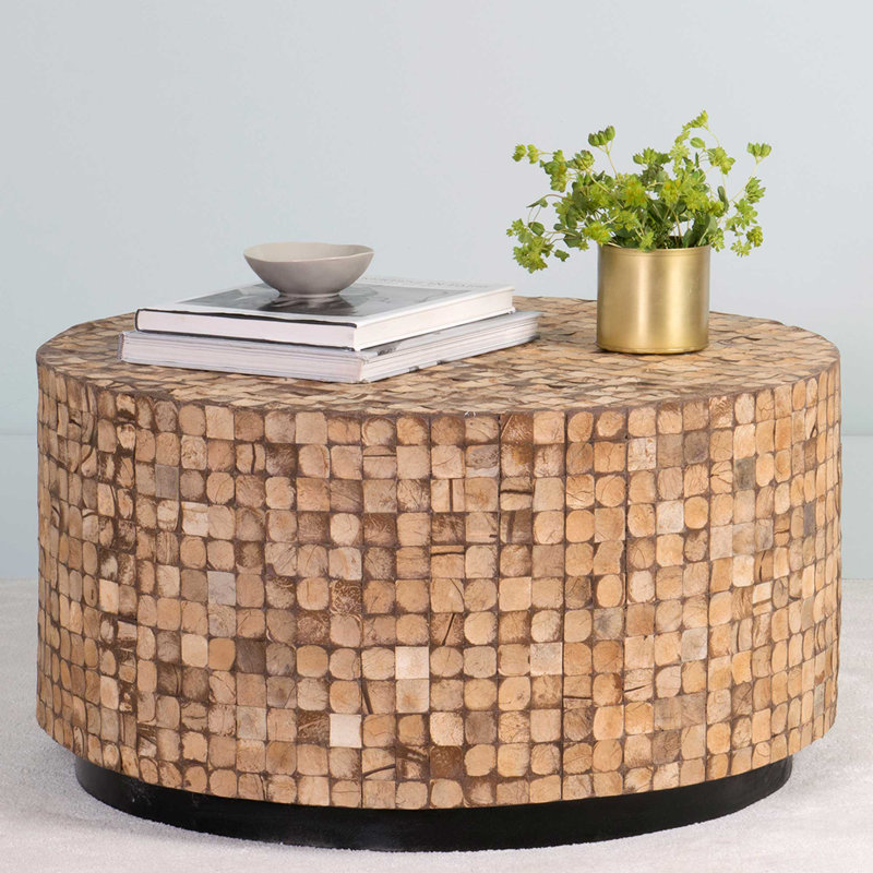 Table basse Abeale, Brun