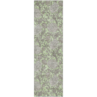 Premium Machine Washable Prisco Aloe Rug