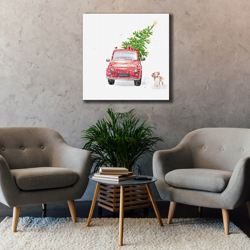 «Epic Graffiti« Getting The Tree Home »par Elle Media Group, art mural sur toile, 37 po x 37 po, H 37 po x l 37 po
