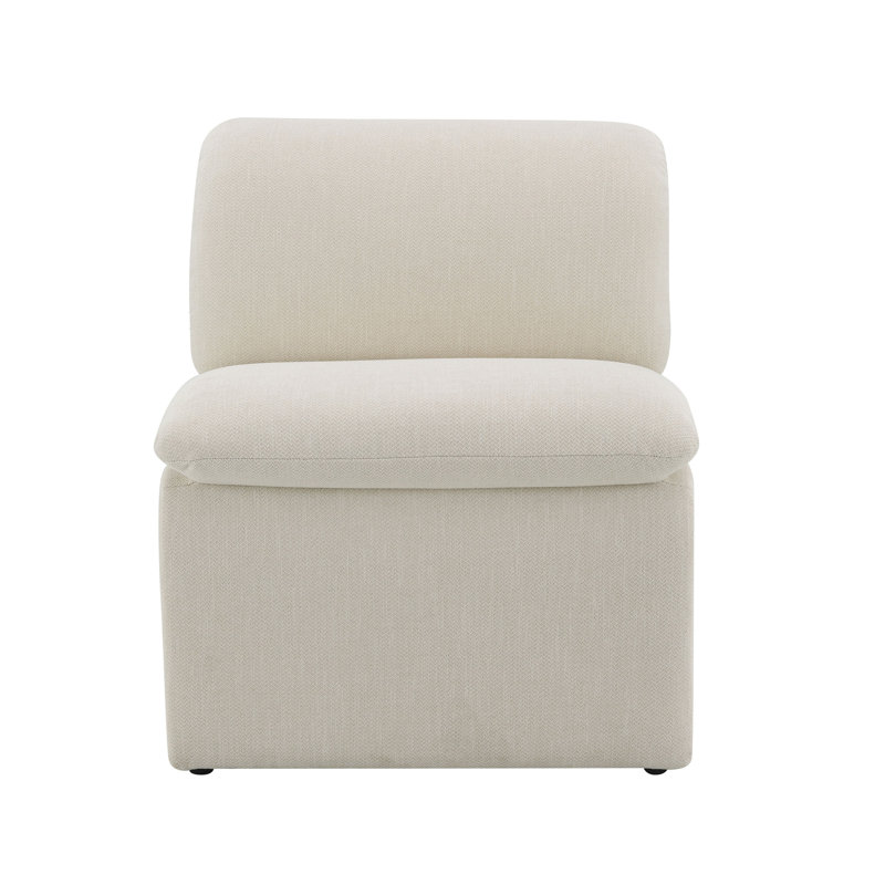 Chaise d'appoint innovante Elegance Jaeda, Beige