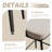360°Swivel Bar Chairs Set Of 2, Equipped With Soft Cushioned Backrest Counter Stool-925333129