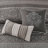 6-Piece King/Cal King 6 Piece Jacquard Quilt Set with Throw Pillows,Grey
