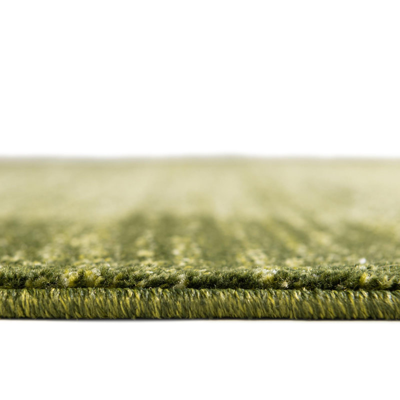 Tapis vert clair Hermina, Tapis de couloir 2 pi x 8 pi