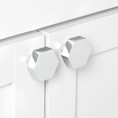 1 1/2" Length Geometric Knob Multipack