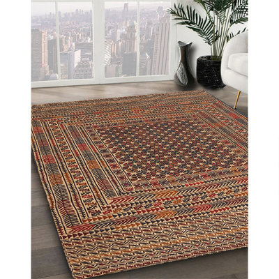 Tapis traditionnel lavable à la machine 2763 Amaar