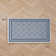 Isla Machine Woven Synthetic Geometric Area Rug In Blue/White