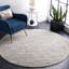Tapis gris clair / ivoire fait à la main Elle-1218127701