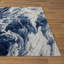 Tapis abstrait bleu en polypropylène tissé à la machine Jacleen-1512174951