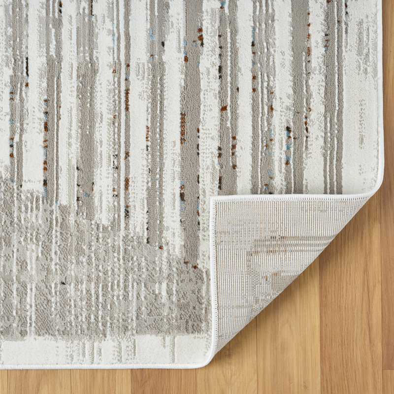 Bunnell Fractured Triangle Area Rug, Rectangle 7'6"x9'6"