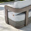 Ensemble de conversation Manarola Patio en aluminium et résine tressée PE avec coussins Sunbrella® et table en béton pour 7 personnes-1271216488