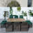 Jarhia 10 - Person Wicker Patio Dining Set with Rectangular Table , Cushions Included-71663855-72041102