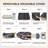 Bedsure SupportMax Orthopedic Dog Beds - Extra Thick Supportive Dogs Bed with Waterproof Washable Cover, Comfort Pet Bed Sofa with Soft Plush Sherpa and Nonskid Bottom-120992755-120992756