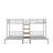 Metal Triple Bunk Bed Storage Shelves Staircase-1966023946
