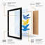 Three Birds Ascending Mid-Century - Framed Print-1185402621-1185402623