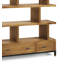 Madhu 170cm H x 160cm W Solid Wood Library Bookcase