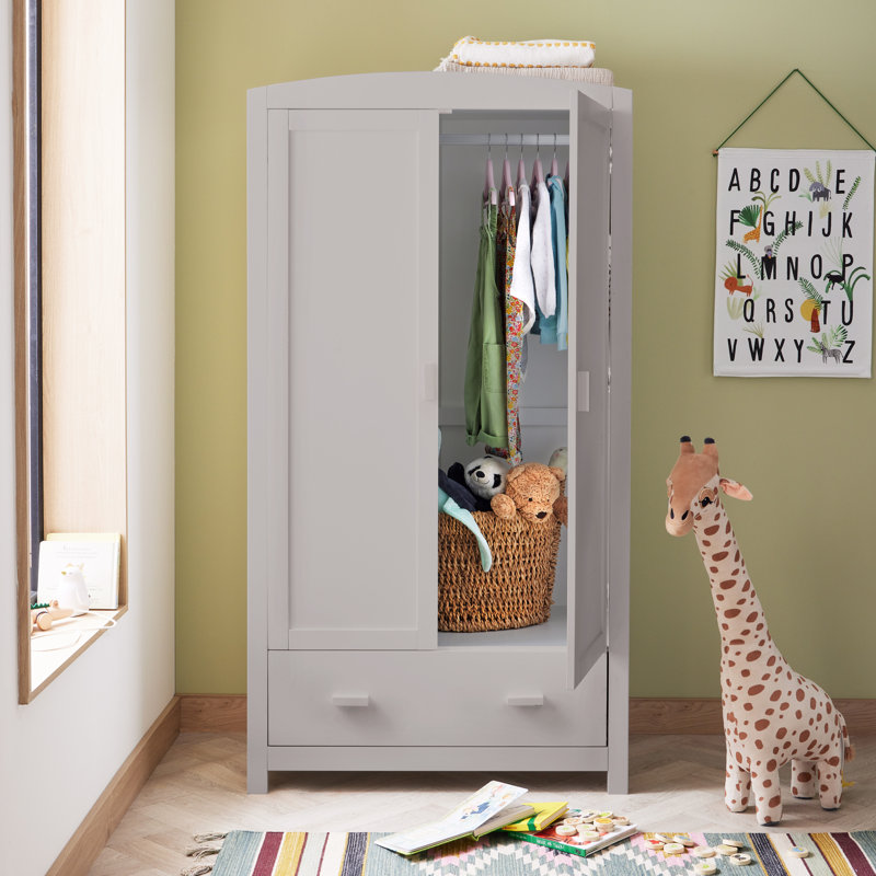 Universal 2 Door Wardrobe, Grey