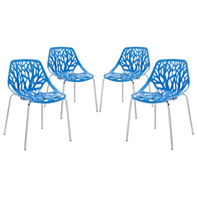 Modway Stencil Blue Dining Chair
