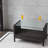 Outdoor patio Furniture Coffee Table with clear tempered glass