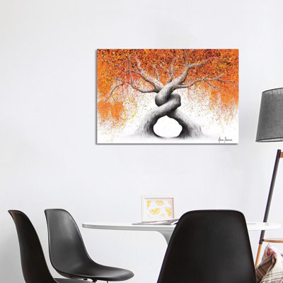 Twisting Love Trees by Ashvin Harrison - Print on Canvas