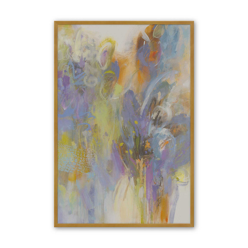 Spring Loaded by Janet Bothne Art Print, Impression sur cadre ouvert sans papier mat, H 16 po x l 12 po, Doré