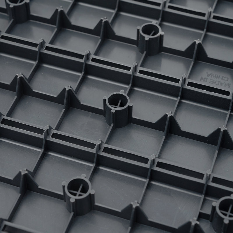 Carreaux de terrasse en plastique à emboîtement, paquet de 44 tuiles de patio, 12 po x 12 po carré extérieur imperméable à l'eau, toutes saisons, extérieur et intérieur
