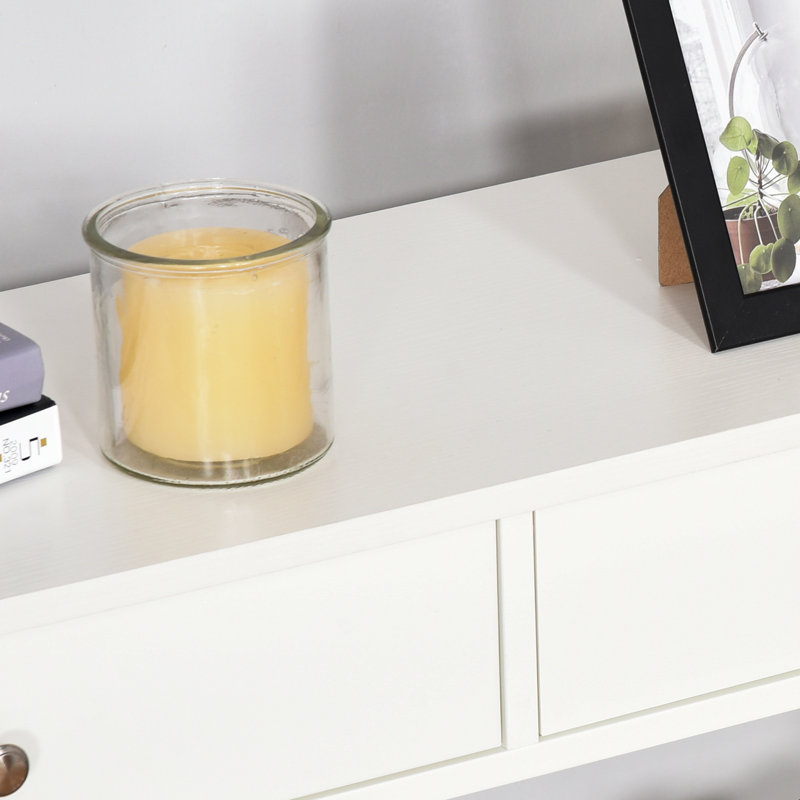 Console 39,25 po Adinath, Blanc