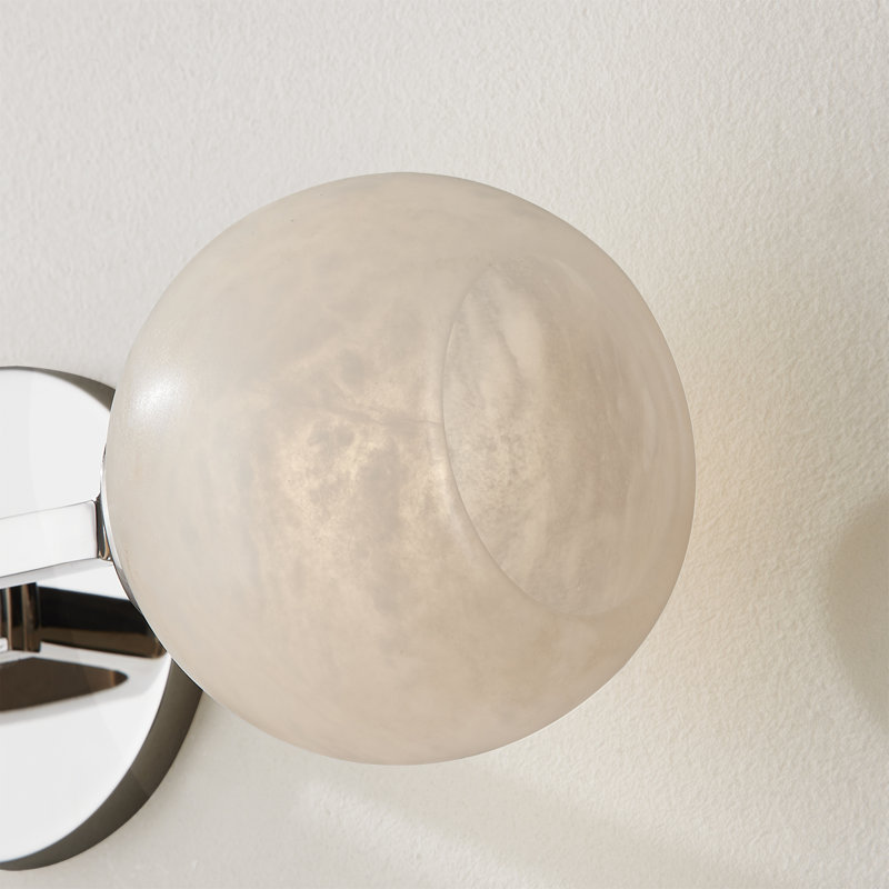 Melton 2 Light Wall Sconce, Polished Nickel
