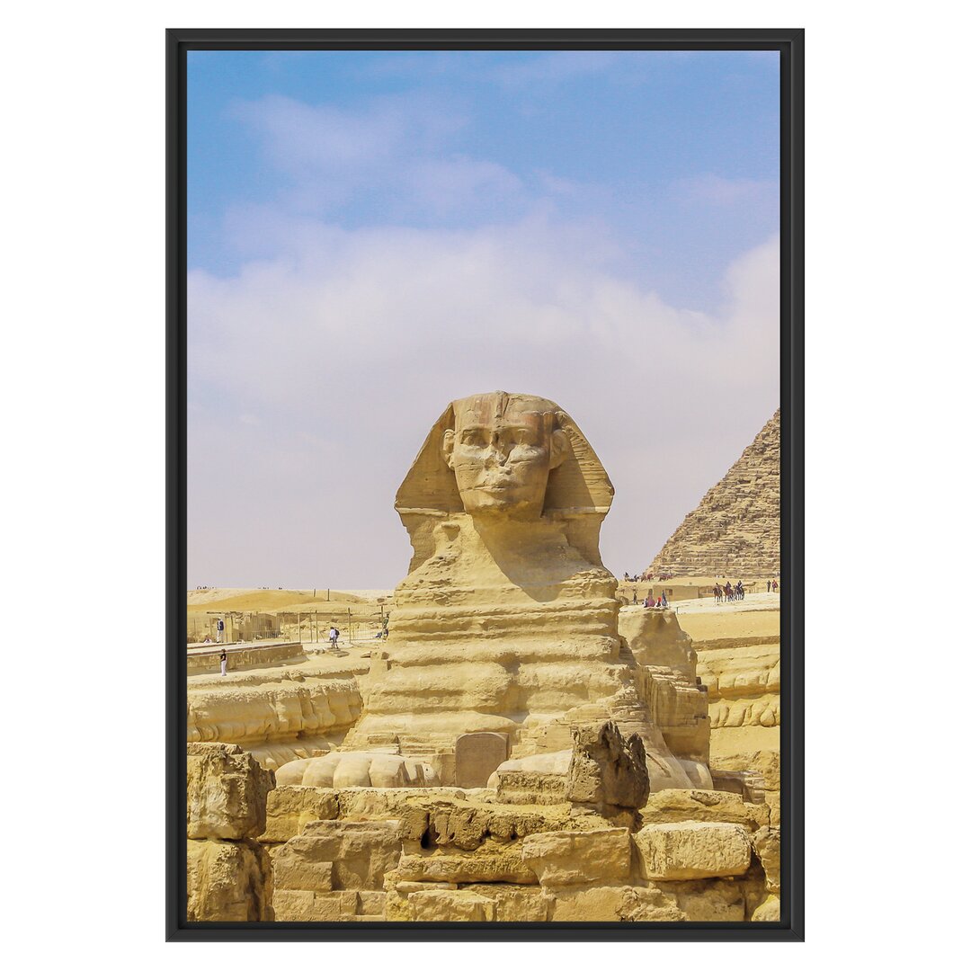 Gerahmtes Wandbild Große Sphinx von Gizeh