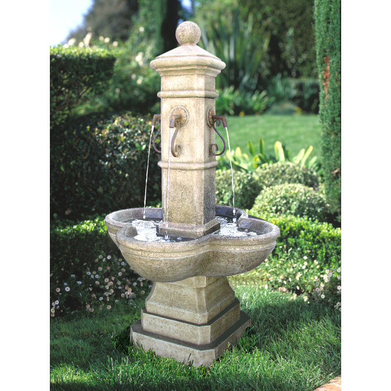 TruCast Provence Fountain, Forest Brown