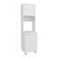 Garde-manger, 2 portes, 4 pieds, 5 tablettes, blanc