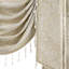 Cantonnière damassé beige-93535640