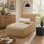 Modern Chaise Lounge with Customizable Modular Design and Ergonomic Support-131248045