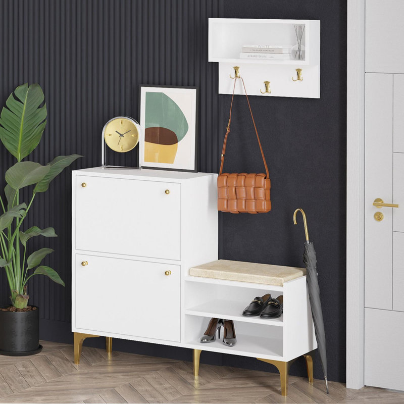 Baneen 8 Pair Shoe Storage Cabinet