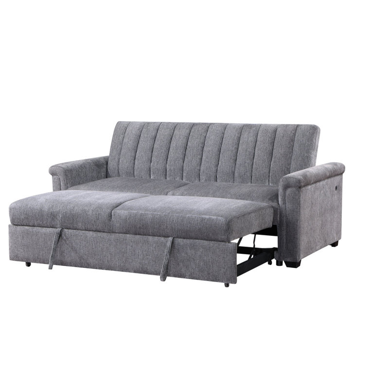 Boneless KONA DARK GREY PULL OUT SOFA