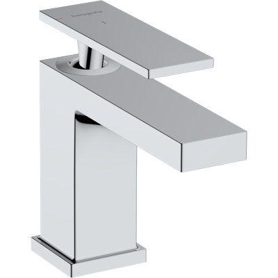 hansgrohe Tecturis E Single-Hole Faucet 80 with Pop-Up Drain, 1.2 GPM