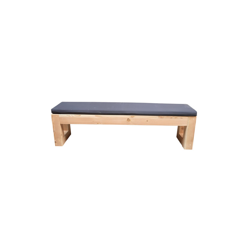 Pisinemo Manufactured Wood Garden Bench, 50 cm H x 140 cm W x 38 cm D