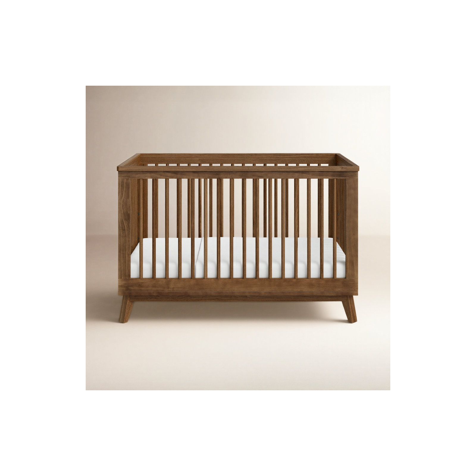 Scoot 3-in-1 Convertible Crib, Natural Walnut