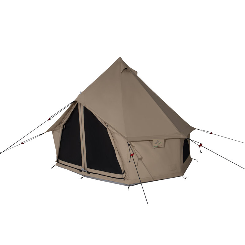 Regatta Bell Tent, Beige, 89" H x 120" W x 120" D
