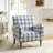 Arching Upholstered Armchair-1625562477