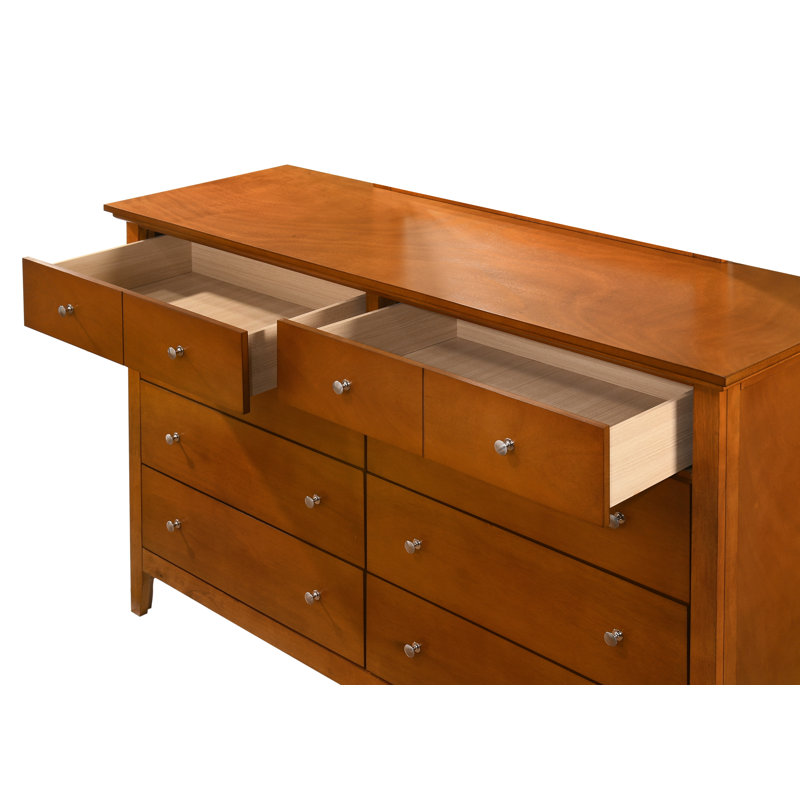 Organisateur de commode avec tiroirs pour chambre Blossom Farmhouse, Orange