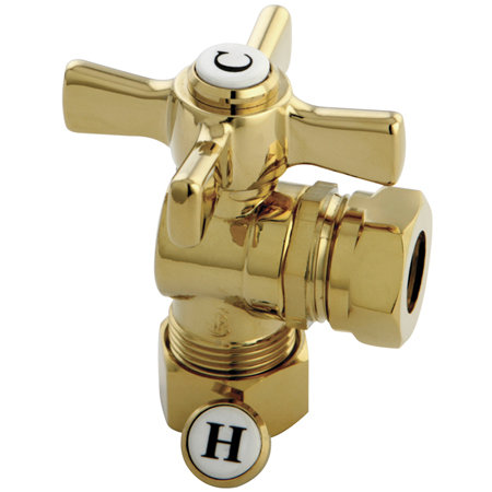 Millennium 0.63" OD Compression x 0.5" or 0.44" Slip Joint Angle Valve